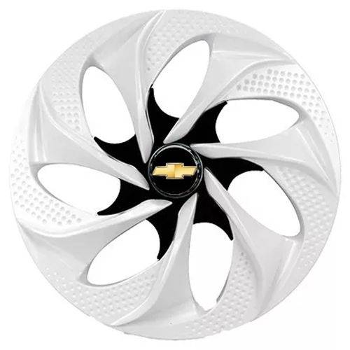 Calota Aro 14 Ds4 Esportiva White Gm Corsa Prisma Meriva