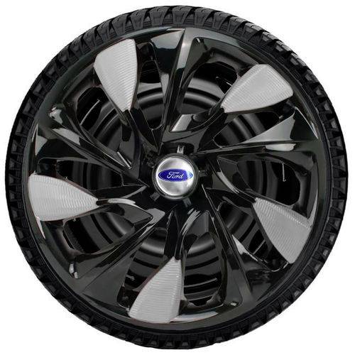 Calota Aro 14 Ds5 Esp Black Ford Ka Fiesta Focus Esco