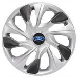 Calota Aro 14 Ds5 Esportiva Silver Ford Ka Fiesta Focus