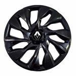 Calota Aro 14 Esportiva Ds4 Black Renault Clio Sandero Logan