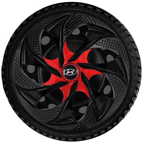 Calota Aro 14 Esportiva Hyundai Hb20 Hb20s 14 2015 Black Red