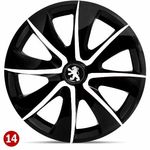 Calota Aro 14 Esportiva Peugeot 206 207 307 Hoggar