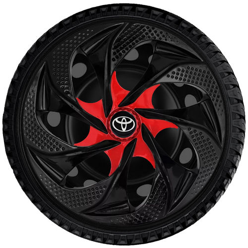 Calota Aro 14 Esportiva Toyota Etios 2013 2014 15 Black Red