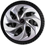 Calota Aro 14 Evolut. Silver/grafite Univrs. Fiat/ford/gm/vw