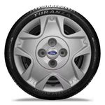 Calota Aro 14 Para Ford Fiesta Hatch 2011 2012 2013 +emblema