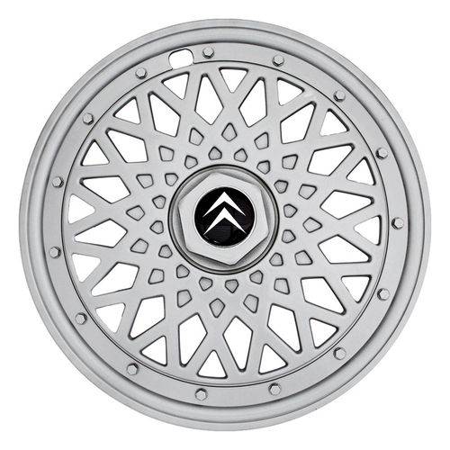 Calota Aro 14 Prata 601AR Bbs Citroen C3 03 2012 Berlingo