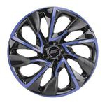 Calota Aro 14 Preta/azul Ds4 Universal Fiat/ford/gm/vw