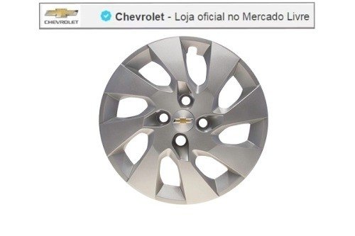 Calota Aro 15 Chevrolet [Prata] Original Gm 94758640