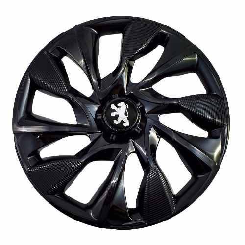 Calota Aro 15 Esportiva Ds4 Black Peugeot 206 207 Hoggar