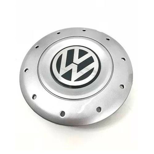 Calota Centro Roda Ferro Vw Amarok Aro 13 14 15 4 Furos Prata