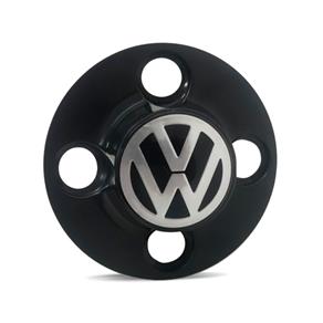 Calota Centro Roda Ferro VW Saveiro G3 Emblema Preto Calota