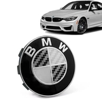 Calota Centro Roda Original BMW M3 2019+ Emblema Preto