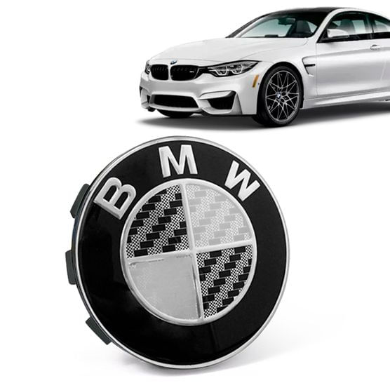 Calota Centro Roda Original BMW M4 2019+ Emblema Preto