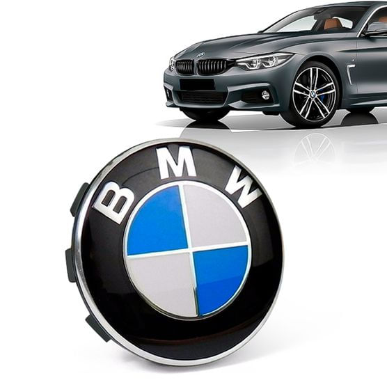 Calota Centro Roda Original BMW Serie 4 2019+ Emblema Azul