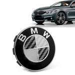 Calota Centro Roda Original BMW Serie 4 2019+ Emblema Preto