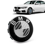 Calota Centro Roda Original BMW Serie 5 2019+ Emblema Preto