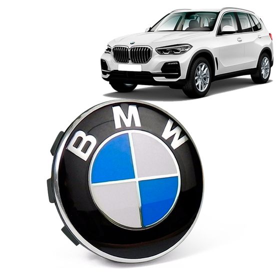 Calota Centro Roda Original BMW X5 2019+ Emblema Azul