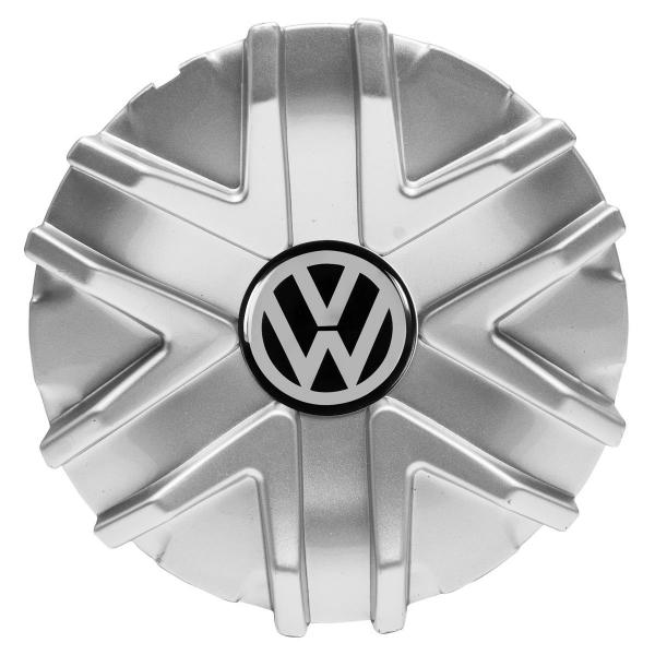 Calota Centro Roda Vaska Vk274 Prata Emblema VW - Ferkauto