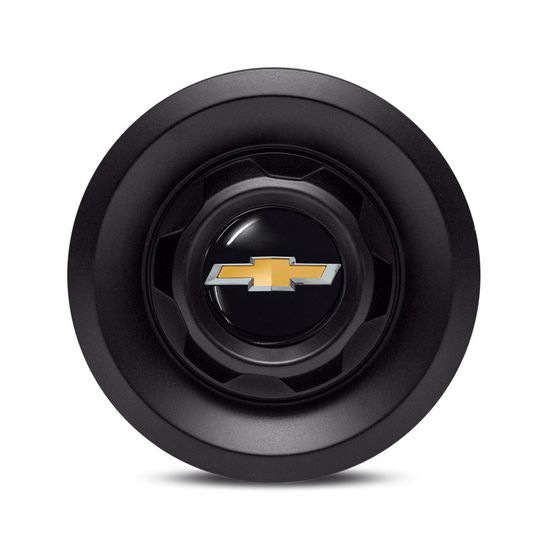 Calota Centro Roda VW Saveiro Modelo Novo 4 Furos Preta Fosca Emblema GM Preto