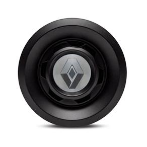 Calota Centro Roda VW Saveiro Modelo Novo 4 Furos Preta Fosca Emblema Renault Prata Calota