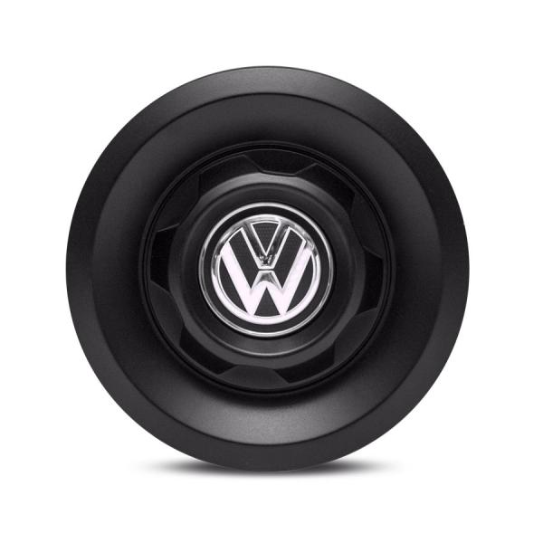 Calota Centro Roda VW Saveiro Modelo Novo 4 Furos Preta Fosca