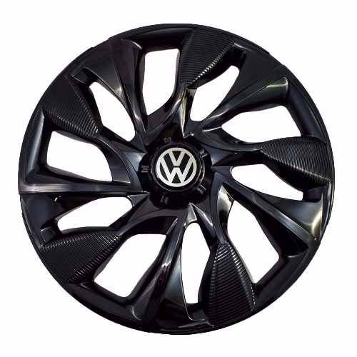 Calota Esportiva Aro 14 Ds4 Black Vw Gol Parati Voyage Up