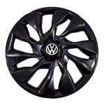 Calota Esportiva Aro 14 Ds4 Black Vw Golf Polo Fox 5 Furos