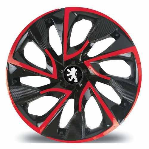 Calota Esportiva Aro 14 Red Peugeot 206 207 Hoggar