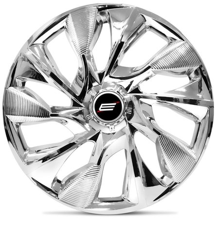 Calota Esportiva Ds4 Chrome Aro 13 Universal Encaixe Cromada - 4 Peças