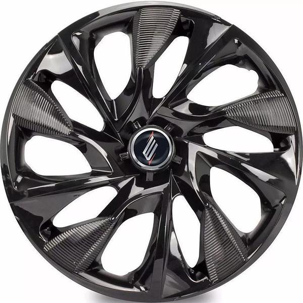 Calota Esportiva Modelo DS4 Aro 15 Black Elitte