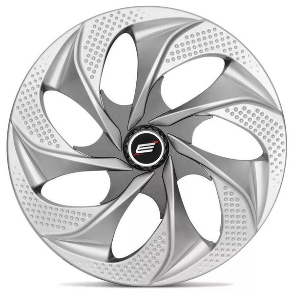 Calota Esportiva Modelo Evolution Aro 14 Silver Elitte