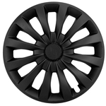 Calota Esportiva Passat Cc Aro 13 Preto Fosco Encaixe Universal