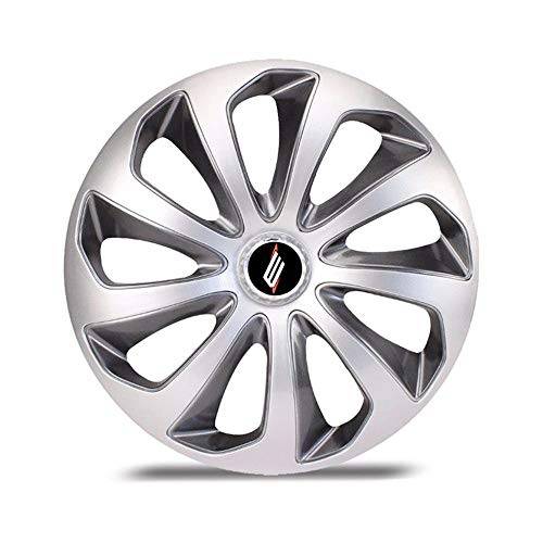 Calota Esportiva Velox Aro 14 Silver Graphite Encaixe Universal Unidade