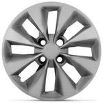 Calota Grid Premium Aro 14 Grafite Com Prata Vw Gol Voyage G5 G6 2013