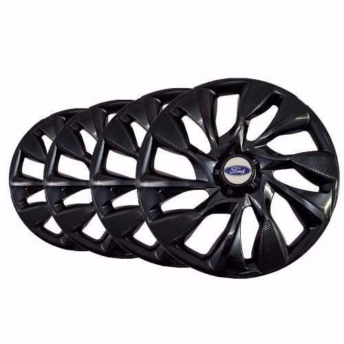 Calota Jogo Aro 15 Esportiva Ford New Fiesta 2015/.. - 4 Pcs