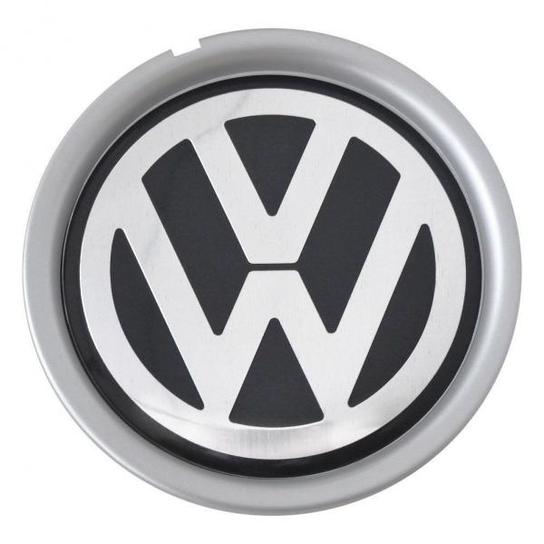 Calota Miolo de Roda Audi A3 Emblema VW - Prata - Gps
