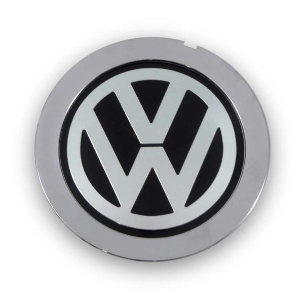 Calota Miolo Roda Cromado Audi A8 - Emblema Volkswagem - Ferkauto
