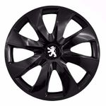 Calota Peugeot 206 207 Aro 14 Esportiva Prime Black Preta