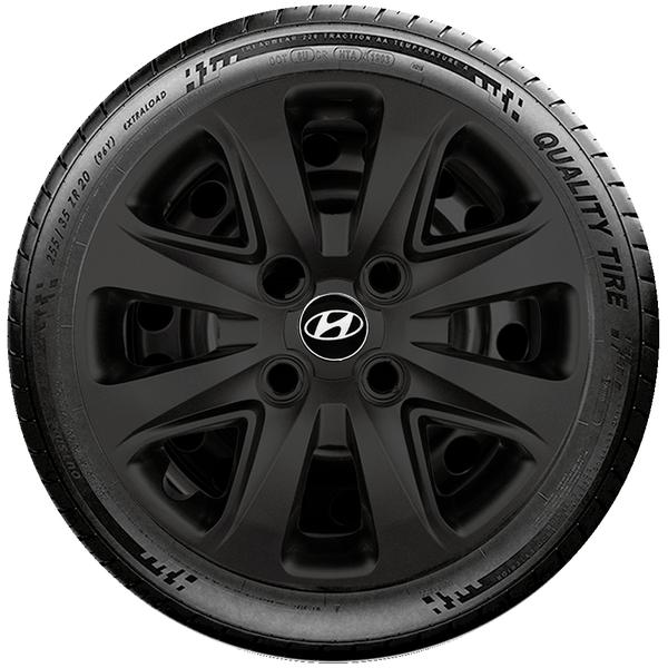 Calota Preto Fosco Mod. Original Aro 14 Hyundai Hb20 Hb20s Santo Andre - Abc - Sp G340pf