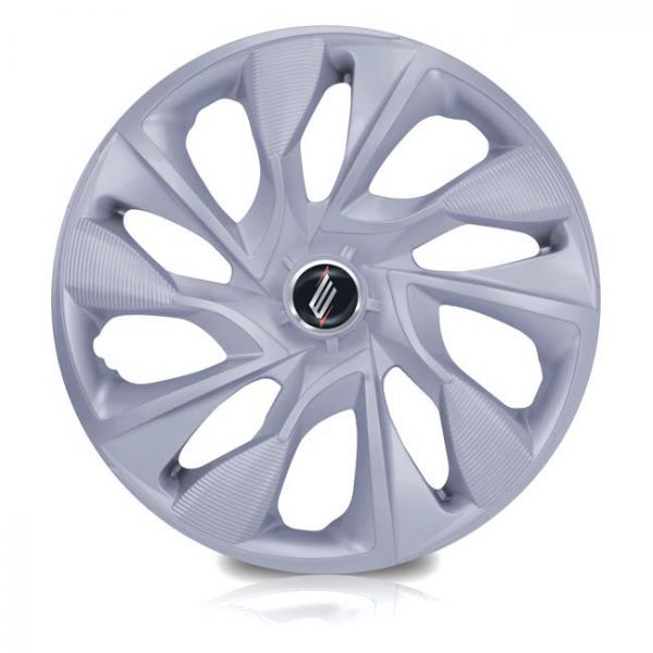 Calota Universal Modelo Ds4 Aro 14" Silver Parafuso Elitte