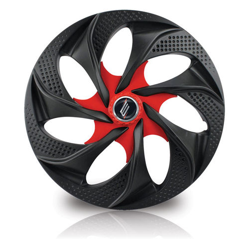 Calota Universal Modelo Evolution Aro 14´´ Black/red Fosco Parafuso