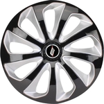 Calota Velox Aro 14 Black Silver 4704( 4 peças)