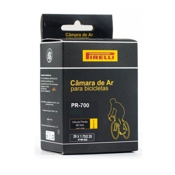 Câmara de Ar Pirelli 700 X 28/45 Válvula Presta (bico Fino) 48 Mm