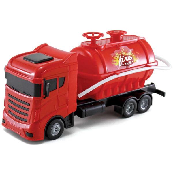 Caminhão de Bombeiros Fire Tank Vermelho Orange Toys