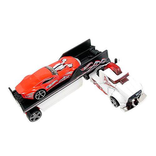 Caminhão Transportador Hot Wheels - Drivin Wild White - Mattel