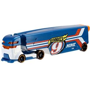Caminhão Transportador Hot Wheels - Speedway Hauler Azul - Mattel