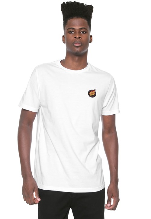 Camiseta Santa Cruz Flame Branca