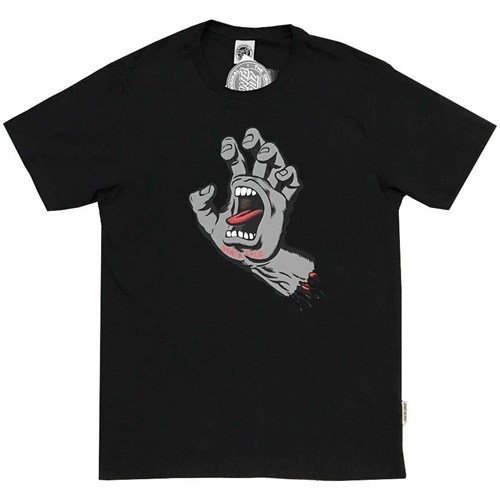 Camiseta Santa Cruz Screaming Hand Preta (M)