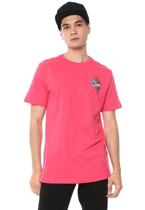 Camiseta Santa Cruz Wall Hand Pink