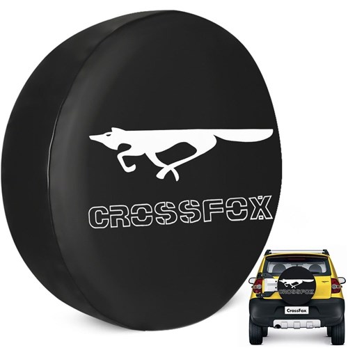 Capa de Estepe Crossofox 2005 a 2019 Estampa Raposa Pvc